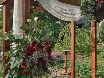 Stone Chalet Wedding venue garden areas