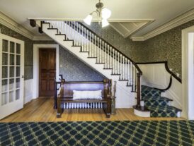 main staircase in the main hallway