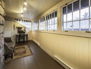 Side porch in the bridal suite