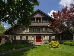 stone chalet bed and breakfast inn. this is the original swiss style chalet, the main house