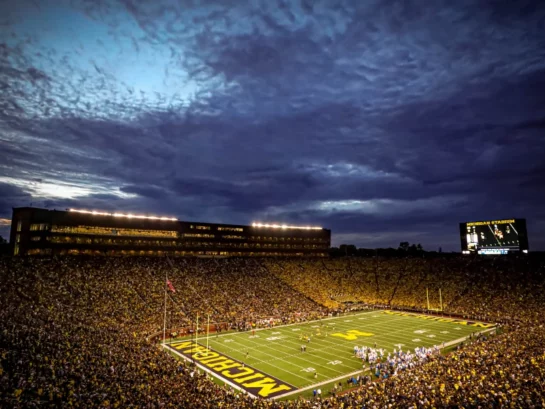 Ann Arbor Michigan Stadium football weekend