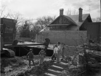 Church being built is 1956