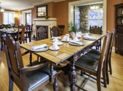 formal dining room for meeting