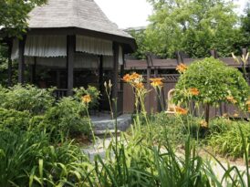 the gazebo area