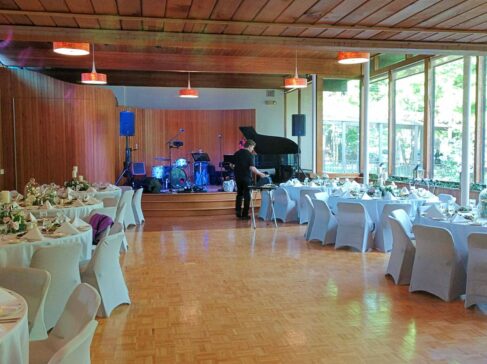 event hall reception dinner and dance floor